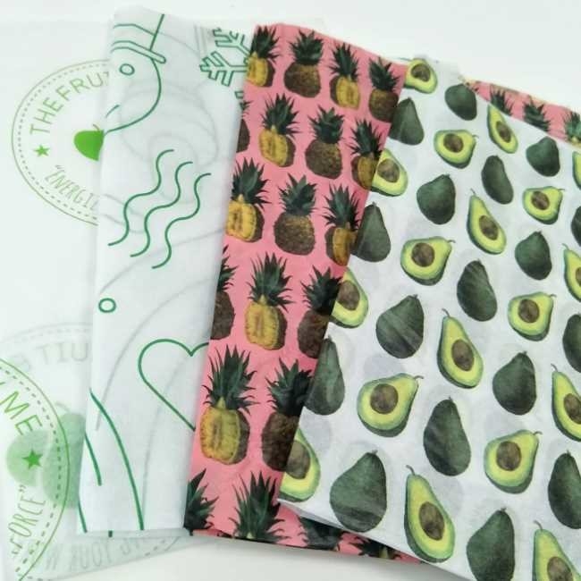 White Fruit Wrapping Paper Food Grade Waterproof Pear